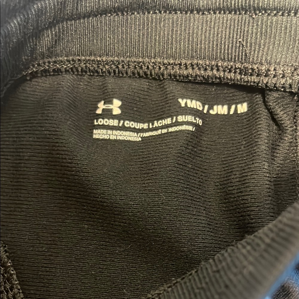 Under Armour Black Joggers with White Accents